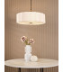 Noura 3 Light Ceiling Pendant Ivory and Antique Bronze-2
