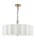 Noura 3 Light Ceiling Pendant Ivory and Antique Bronze-5