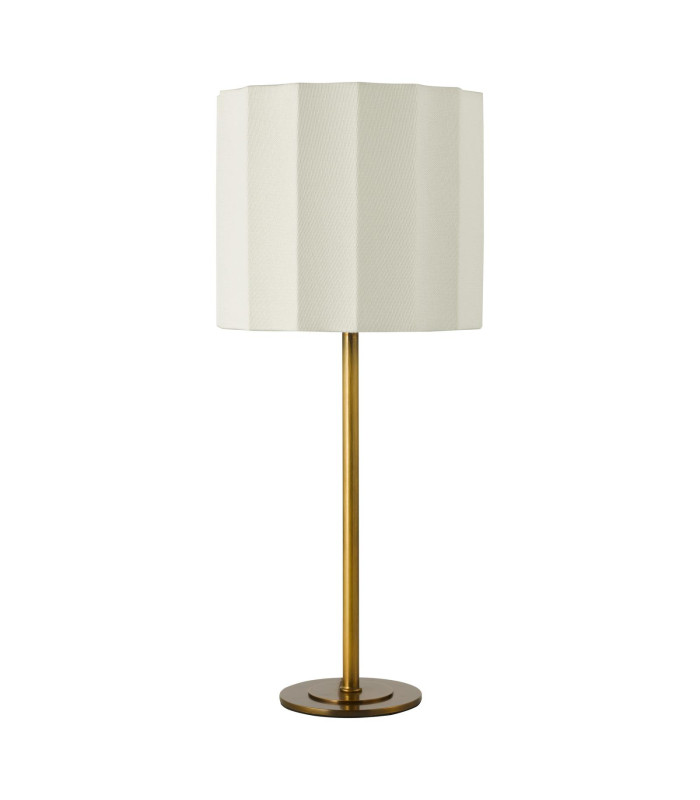 Noura Table Lamp Antique Bronze and Ivory With Shade-5