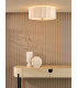 Noura 3 Light Flush Ivory and White-2