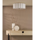 Noura 3 Light Flush Ivory and White-3