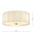 Noura 3 Light Flush Ivory and White-6