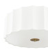 Noura 3 Light Flush Ivory and White-8