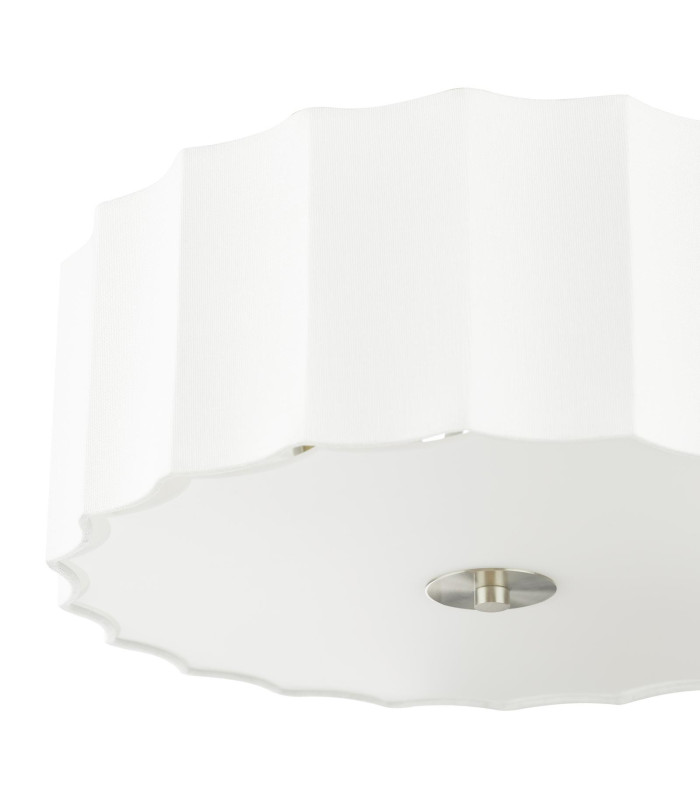 Noura 3 Light Flush Ivory and White-9