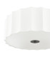 Noura 3 Light Flush Ivory and White-10