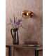 Ophira Wall Light Antique Gold and Amber Ribbed Glass-3