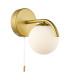 Orlena Wall Light Satin Gold and Opal Glass-1