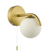 Orlena Wall Light Satin Gold and Opal Glass-7