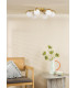 Orlena 6 Light Flush Satin Gold and Opal Glass-3