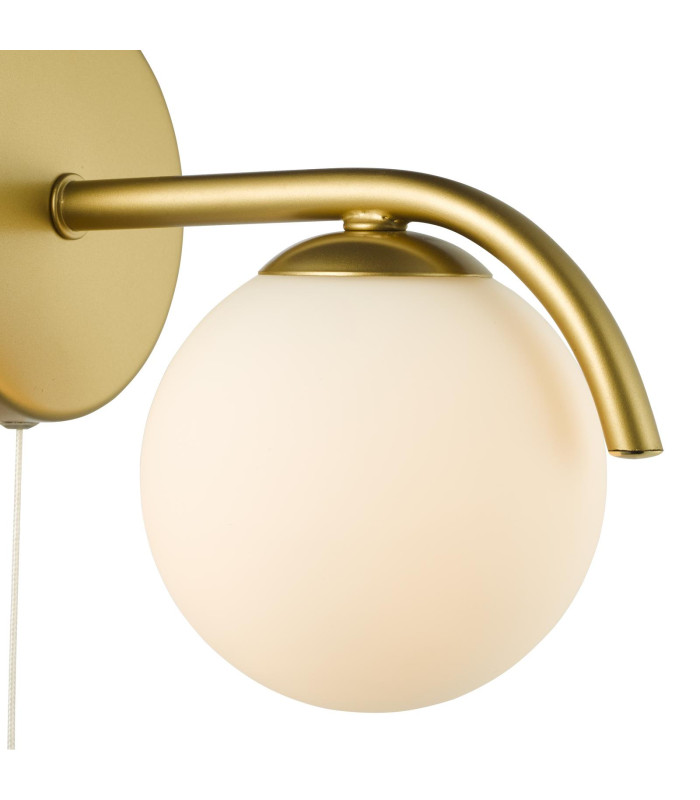 Orlena Wall Light Satin Gold and Opal Glass-8