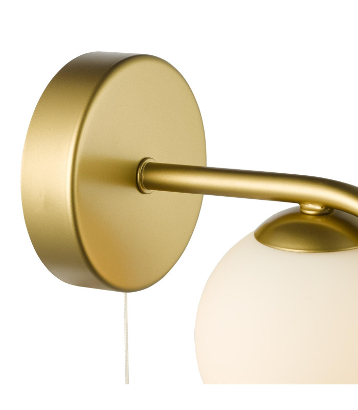 Orlena Wall Light Satin Gold and Opal Glass-9