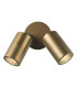 Ortega Outdoor Wall Light Aged Brass and Glass IP65-1