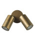 Ortega Outdoor Wall Light Aged Brass and Glass IP65-3