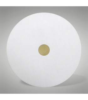 600mm Frosted Acrylic Diffuser with Antique Brass Centre Detail - 2