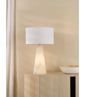 Paget Table Lamp White With Shade-2