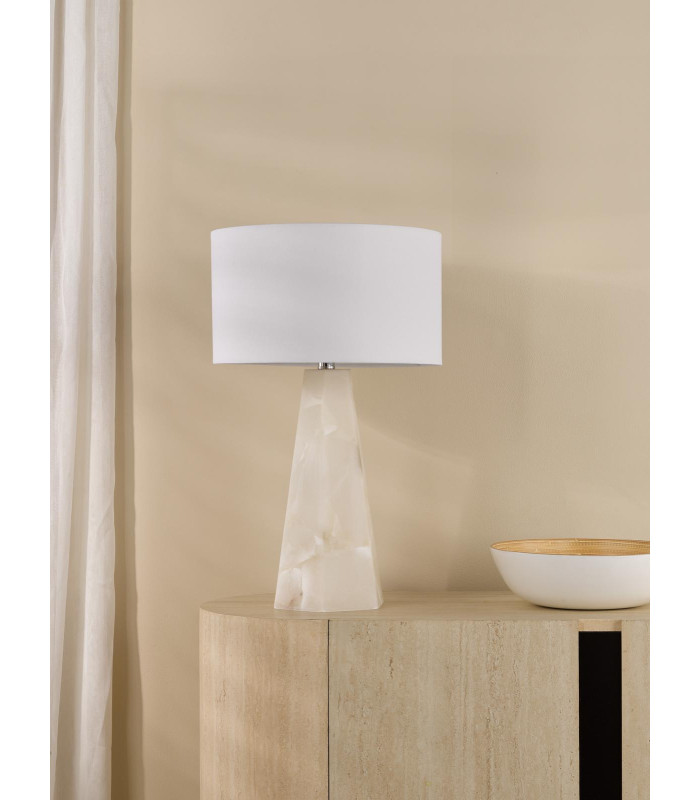 Paget Table Lamp White With Shade-3