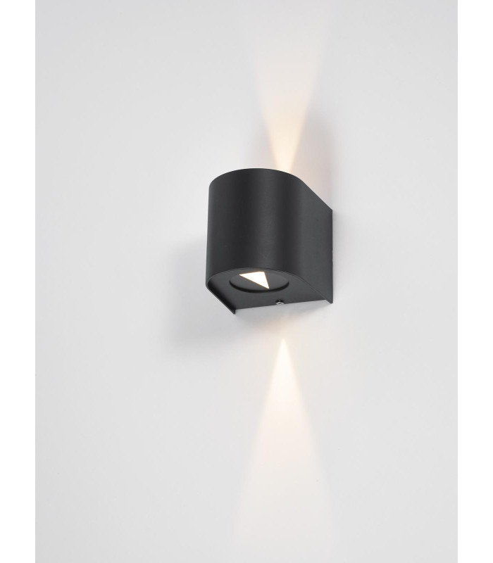 Orville Outdoor Wall Light Matt Black LED IP44-6
