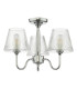 Rimaz 3 Light Bathroom Semi Flush Ceiling Polished Chrome and Ribbed Glass IP44-7