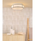 Royce Bathroom Flush Polished Chrome and Opal Glass IP44-2