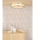 Royce Bathroom Flush Matt Antique Brass and Opal Glass IP44-2
