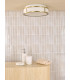 Royce Bathroom Flush Matt Antique Brass and Opal Glass IP44-3