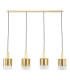 Savannah 4 Light Bar Ceiling Pendant Satin Gold and Gold Ombre Glass-6