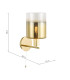 Savannah Wall Light Satin Gold and Gold Ombre Glass-2