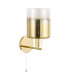 Savannah Wall Light Satin Gold and Gold Ombre Glass-3