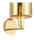 Savannah Wall Light Satin Gold and Gold Ombre Glass-5