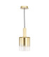 Savannah Ceiling Pendant Satin Gold and Gold Ombre Glass-3