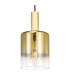 Savannah Ceiling Pendant Satin Gold and Gold Ombre Glass-5