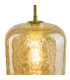 Tavia Ceiling Pendant Satin Gold and Amber Glass-6