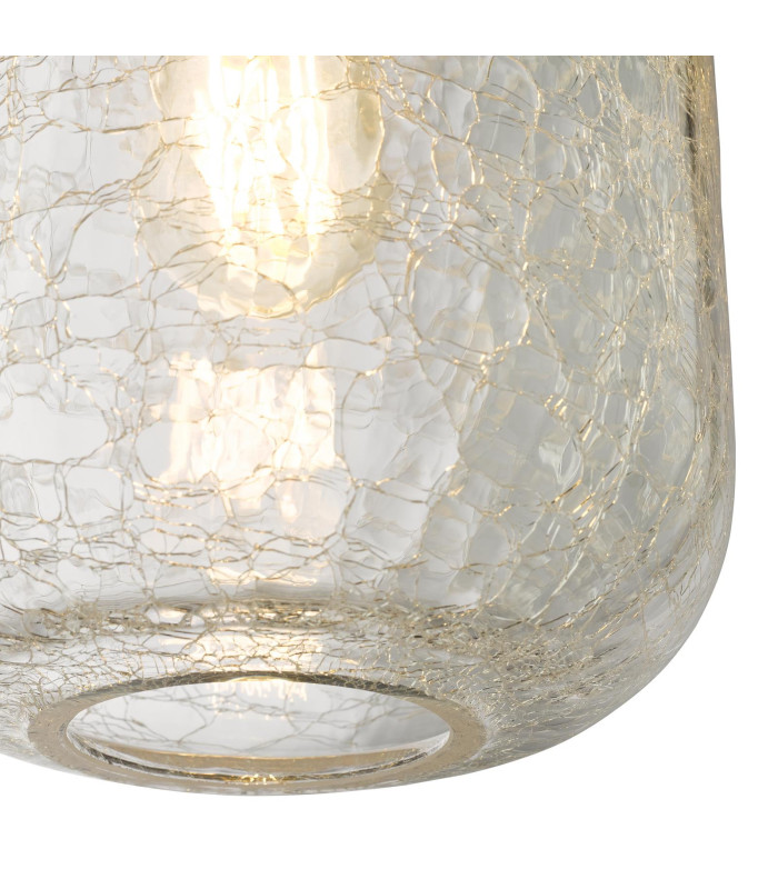Tavia Ceiling Pendant Matt Black and Glass-7