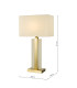 Tokori Table Lamp Alabaster and Brushed Gold With Shade-4