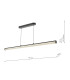 Tube Bar Ceiling Pendant Satin Black and Opal LED-2