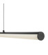 Tube Bar Ceiling Pendant Satin Black and Opal LED-6