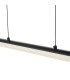 Tube Bar Ceiling Pendant Satin Black and Opal LED-7