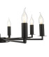 Tyler 8 Light Armed Ceiling Pendant Matt Black Fitting Only-7