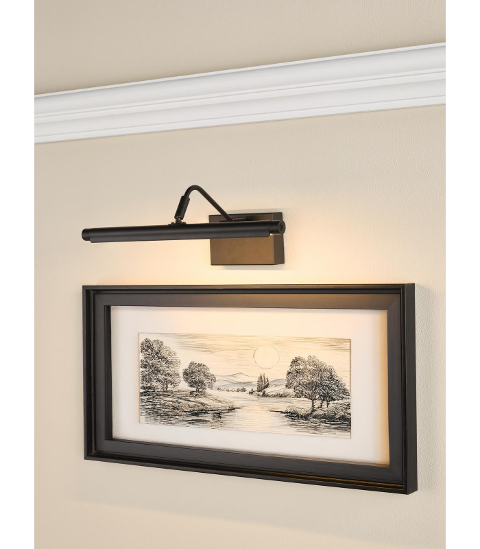 Tyrus 35cm Picture Light Satin Black LED-2