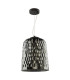Varius Ceiling Pendant Matt Black and Smoked Glass-5