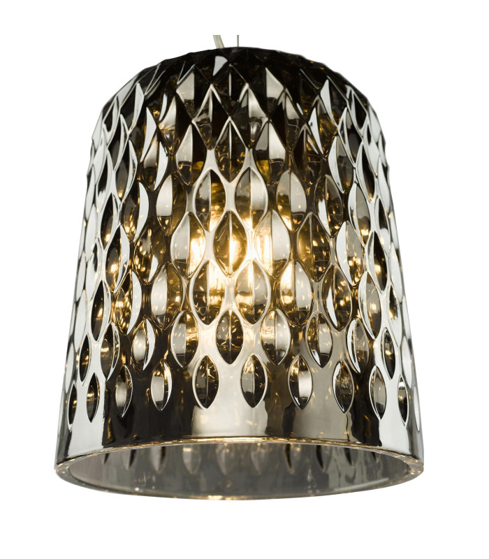 Varius Ceiling Pendant Matt Black and Smoked Glass-6