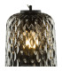 Varius Ceiling Pendant Matt Black and Smoked Glass-7