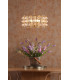 Yuridia 4 Light Ceiling Pendant Satin Gold and Ribbed Glass-2
