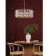 Yuridia 4 Light Ceiling Pendant Satin Gold and Ribbed Glass-5