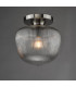 Abrielle Flush Brushed Nickel and Ribbed Glass-6