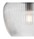 Abrielle Flush Brushed Nickel and Ribbed Glass-8
