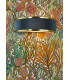 Alvaro Wall Light Brushed Brass With Blue Shade-2