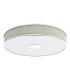 Alvaro 6 Light Flush Polished Chrome With Ivory shade-5