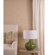 Amrita Ceramic Table Lamp Green and Antique Brass With Shade-3