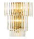 Angel 6 Light Wall Light Crystal and Antique Gold-4